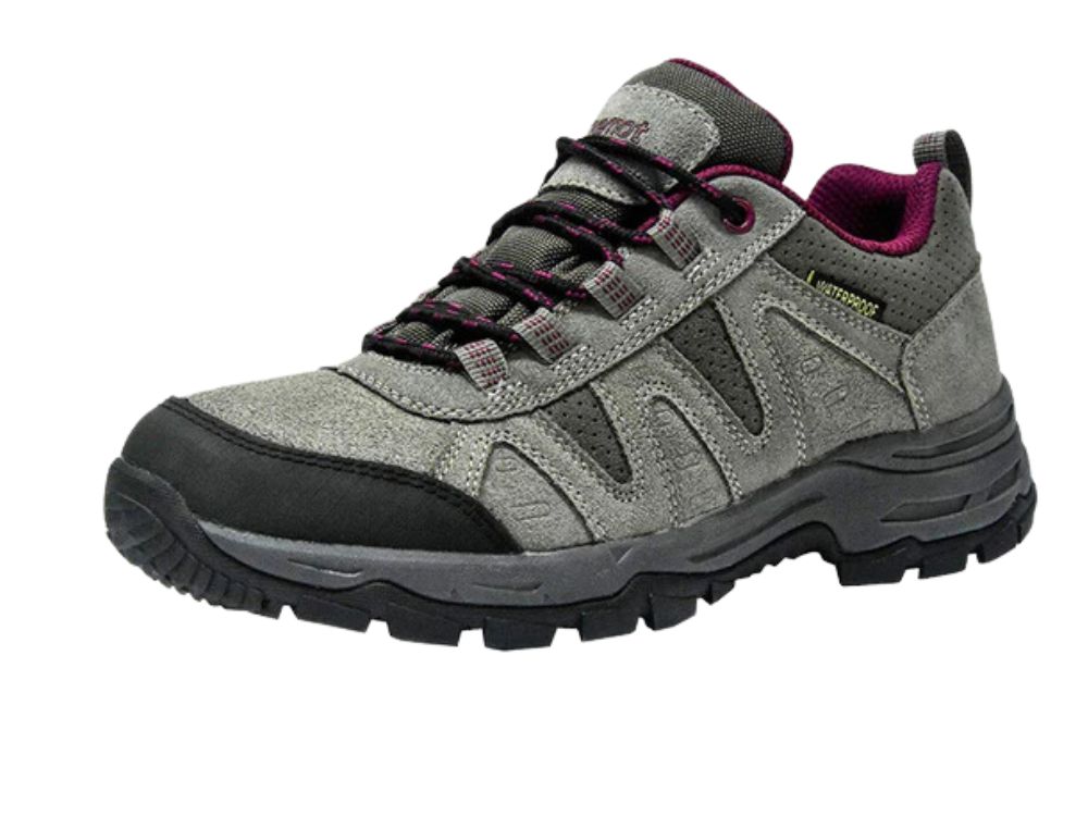 riemot Women's Men's Hiking Shoes Waterproof Lightweight Walking